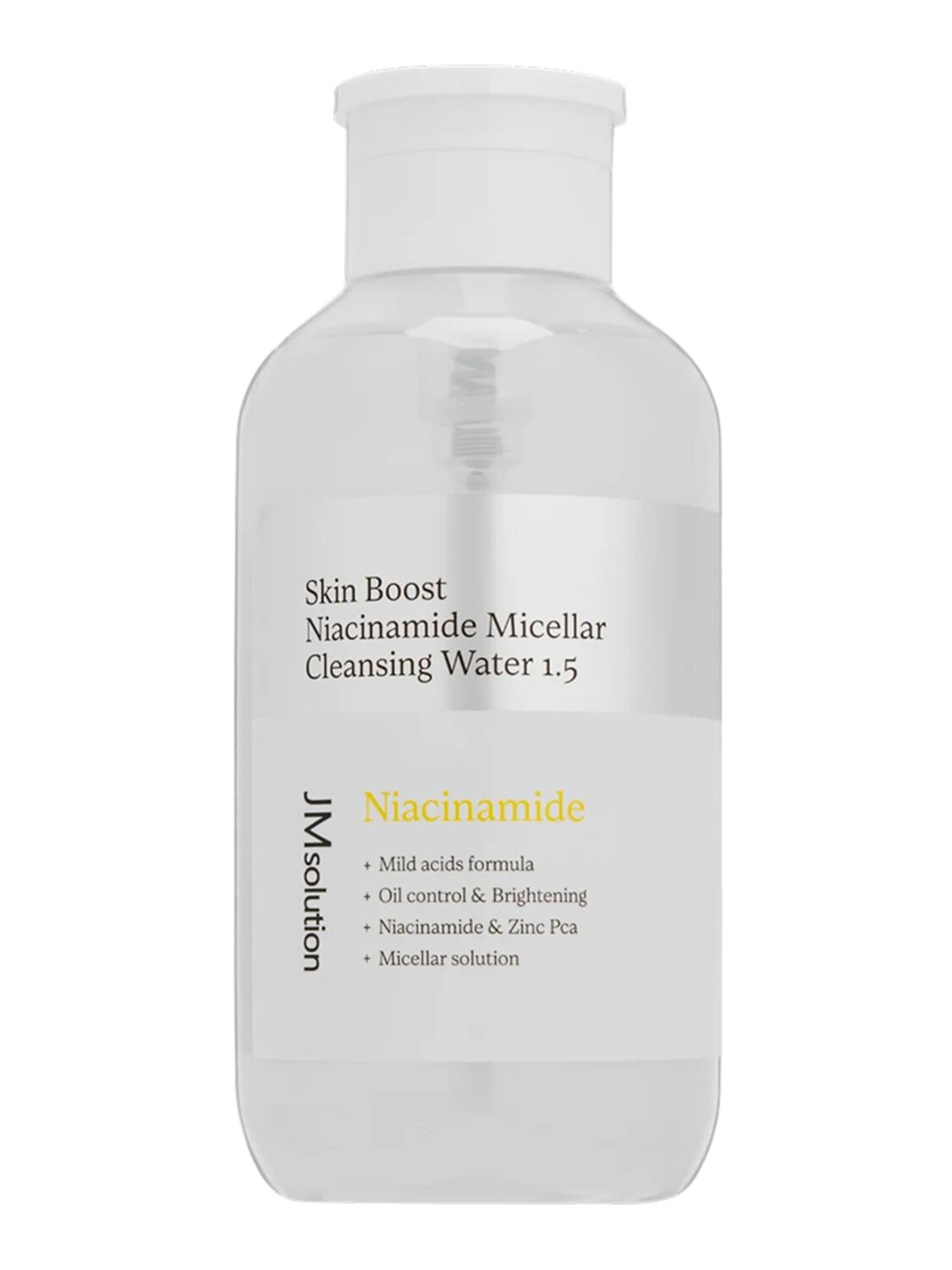 JMsolution Очищающая вода с ниацинамидом и комплексом АНА ВНА кислот / Skin Boost Niacinamide Micellar Cleansing Water, 500 мл 576797 28277 