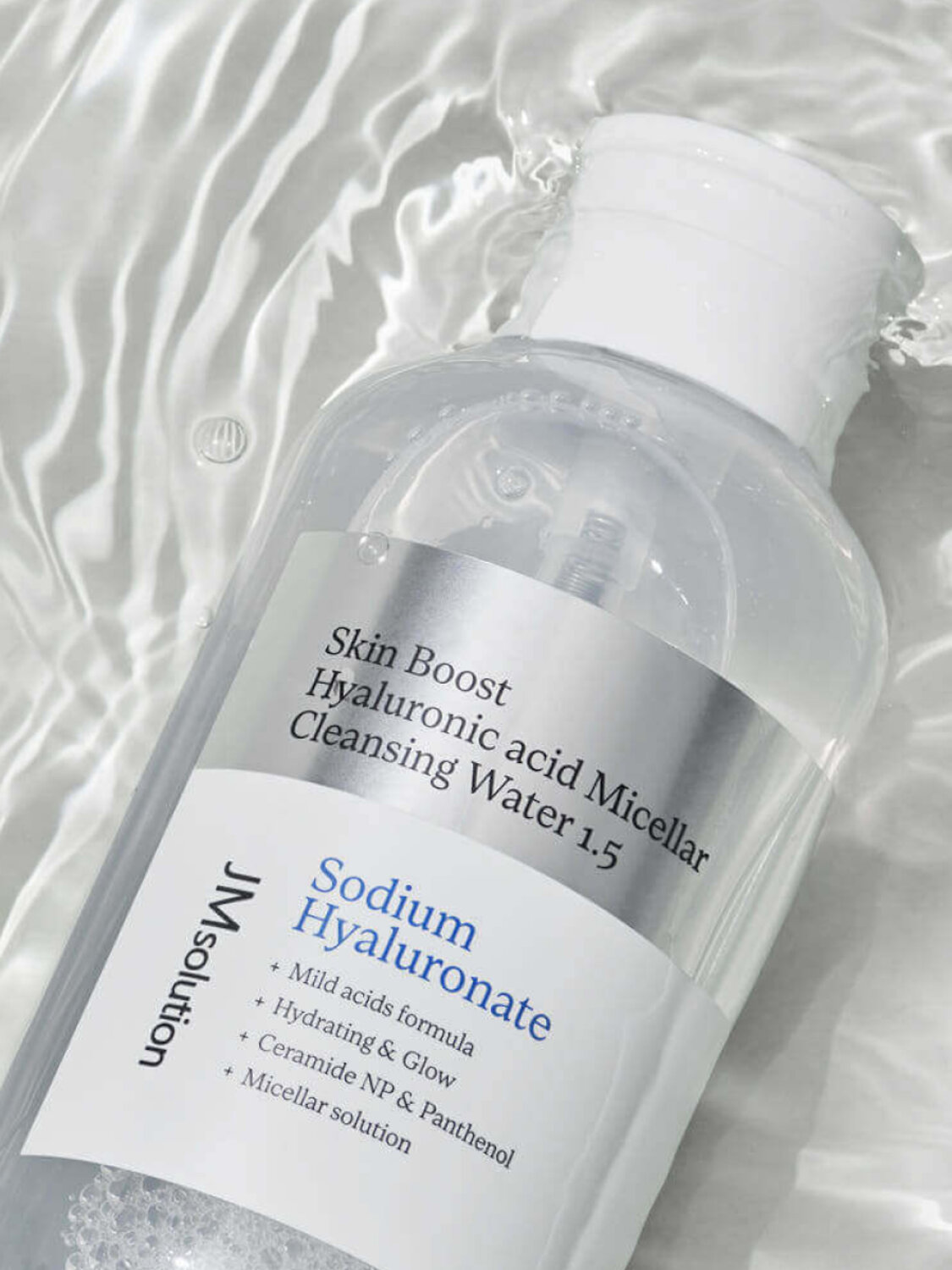 JMsolution Очищающая вода с гиалуроновой кислотой / Skin Boost Hyaluronic Acid Micellar Cleansing Water 1.5, 500 мл 576804 28279 