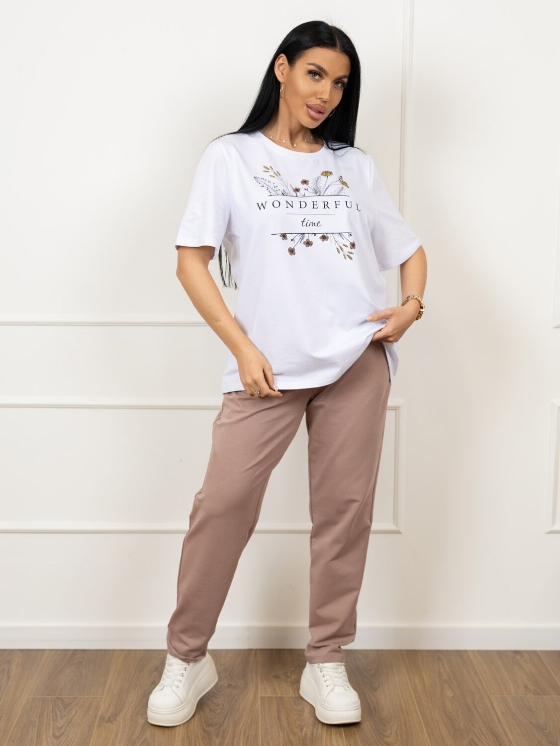 Текс-плюс Костюм 576814 00-00246406 Белый, какао