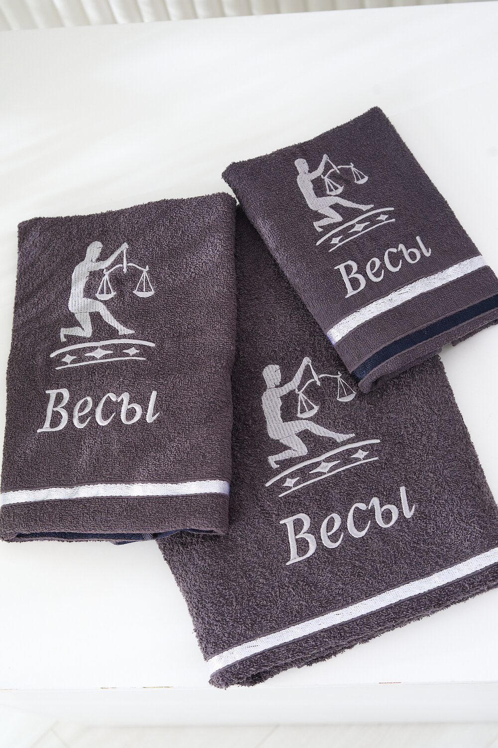 Натали Полотенце 576843 14418 графит+весы