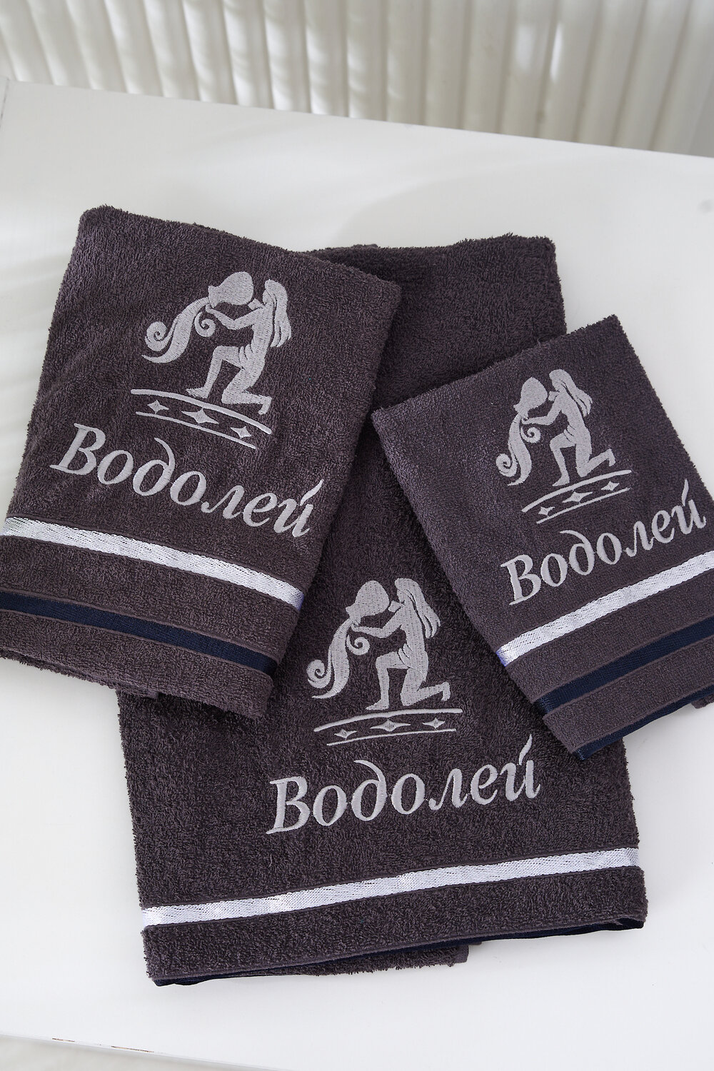 Натали Полотенце 576844 14418 графит+водолей