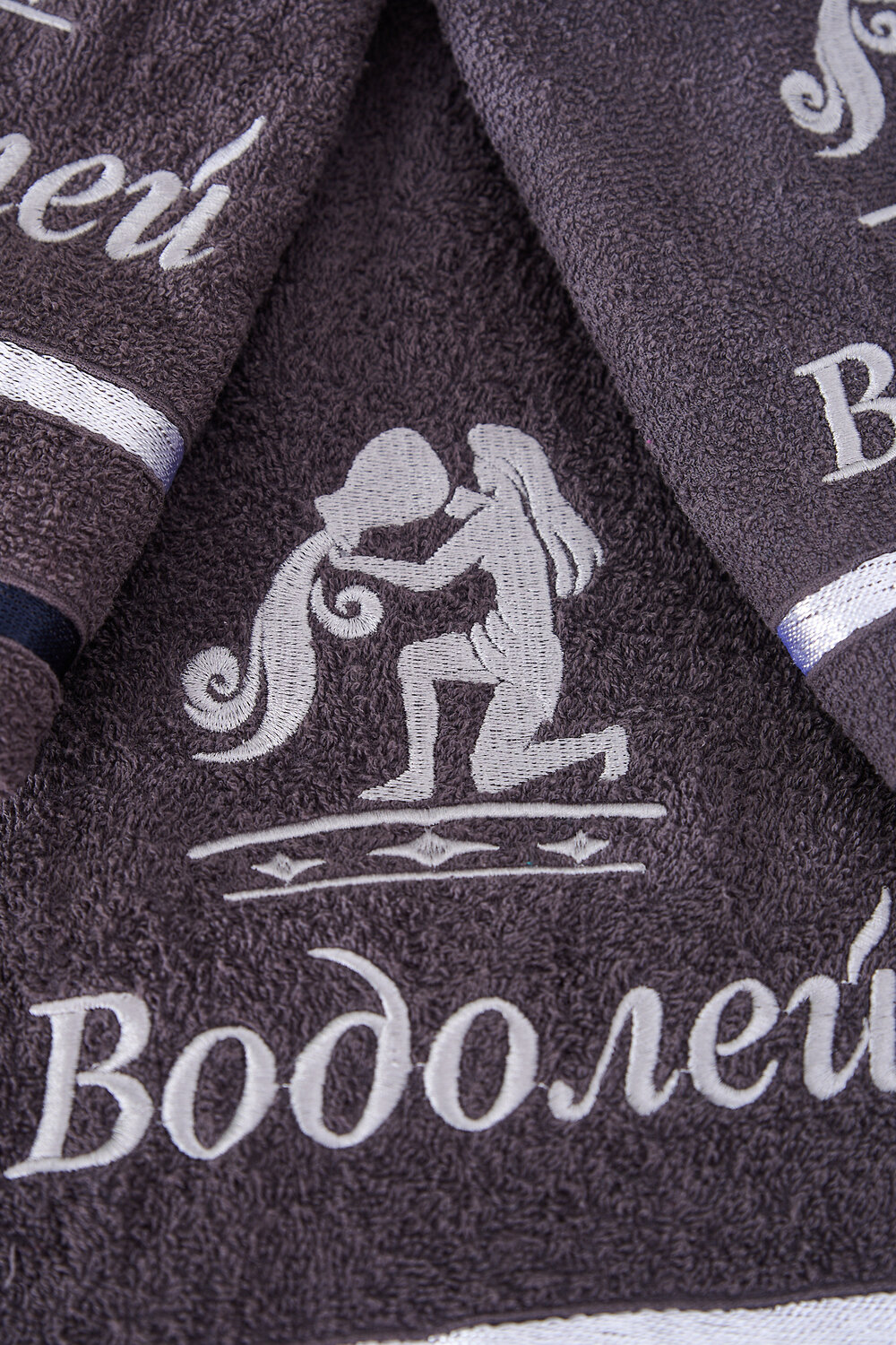 Натали Полотенце 576844 14418 графит+водолей