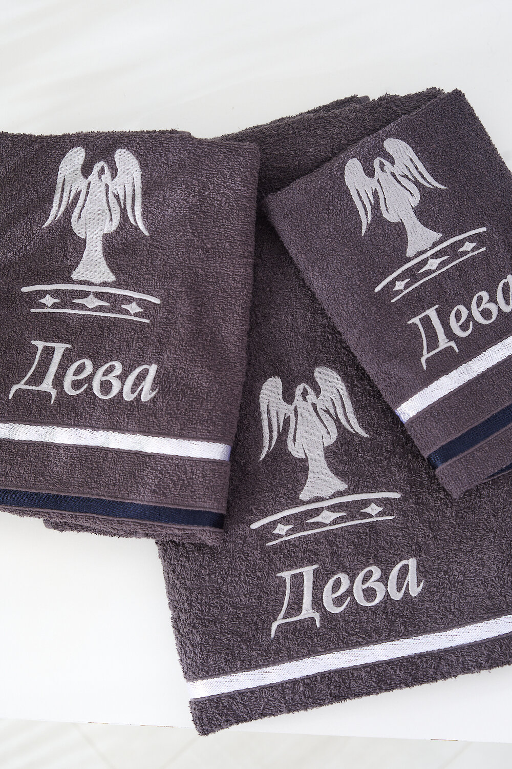 Натали Полотенце 576845 14418 графит+дева