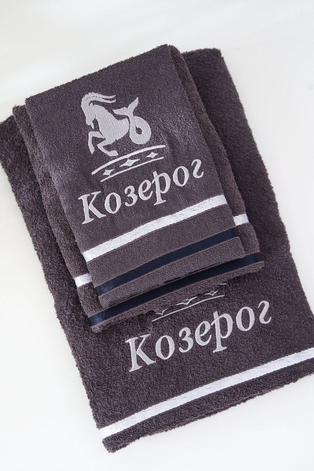 Натали Полотенце 576846 14418 графит+козерог