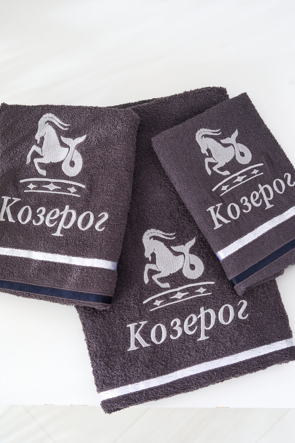 Натали Полотенце 576846 14418 графит+козерог