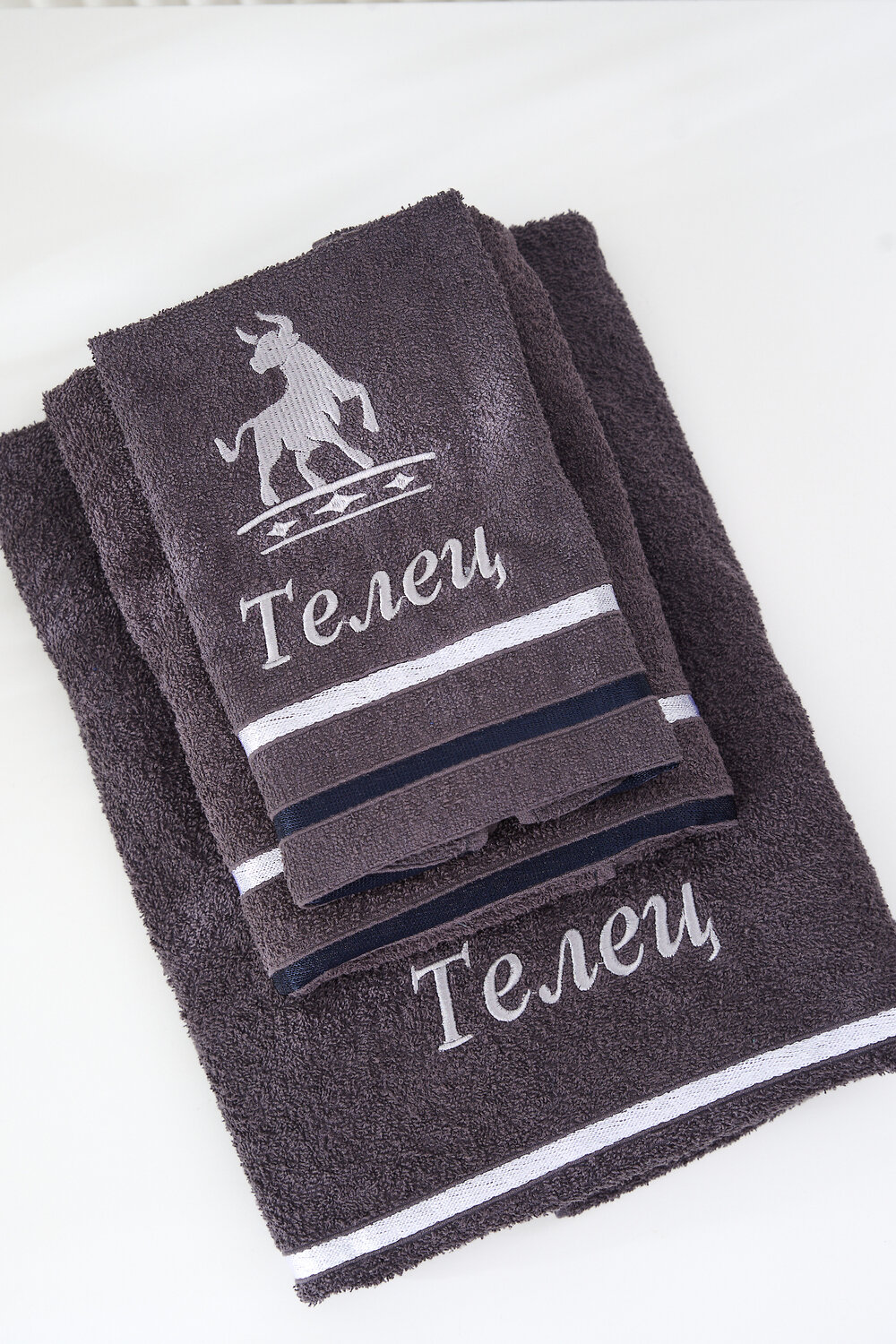 Натали Полотенце 576847 14418 графит+телец