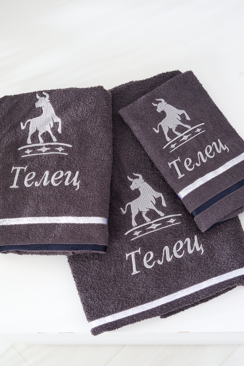 Натали Полотенце 576847 14418 графит+телец