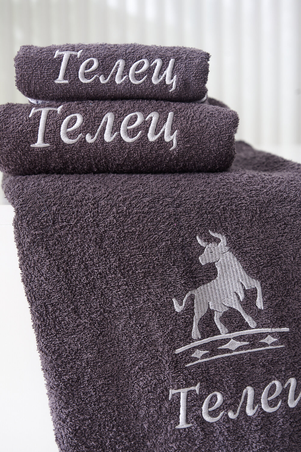 Натали Полотенце 576847 14418 графит+телец