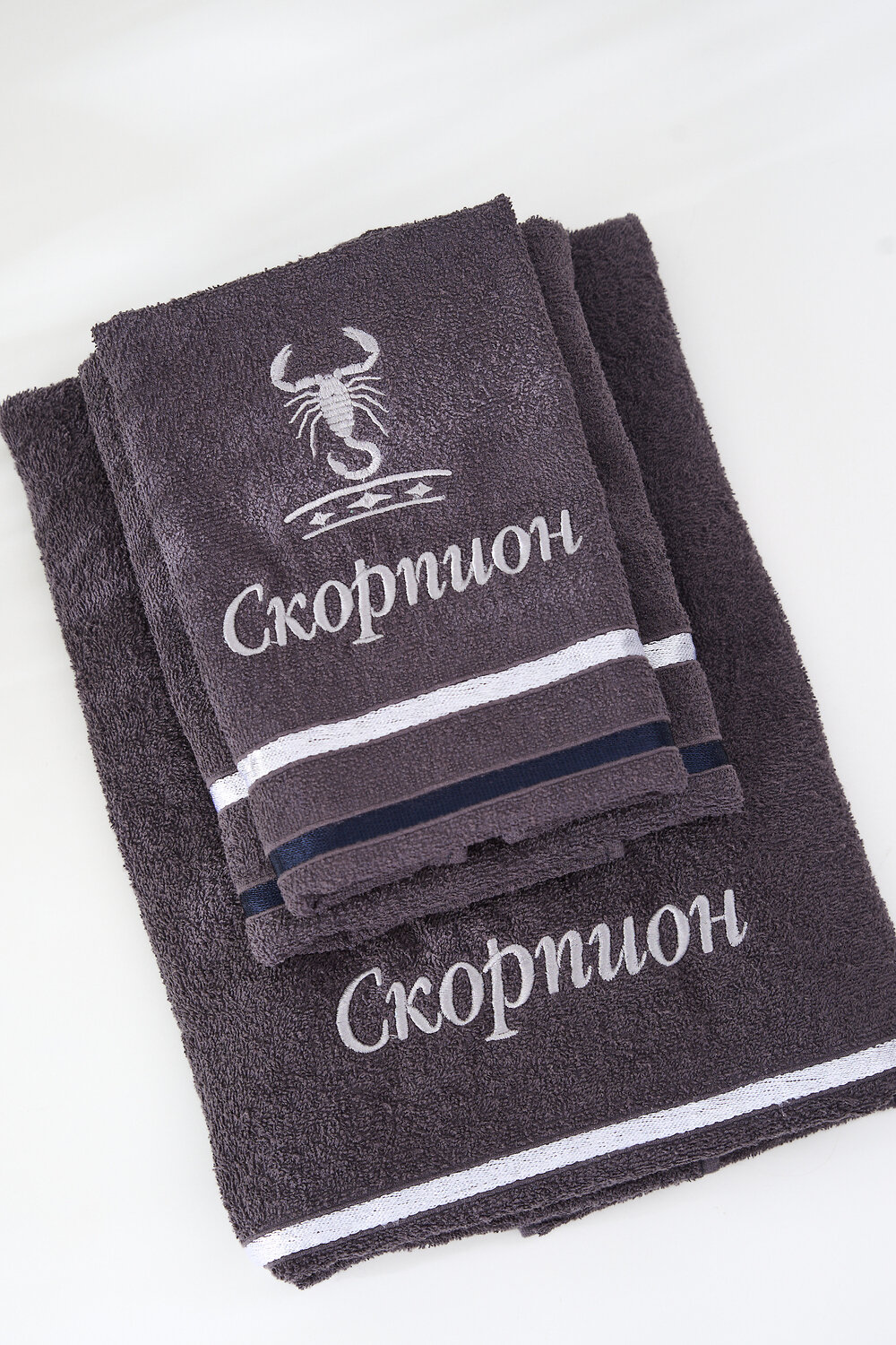 Натали Полотенце 576850 14418 графит+скорпион