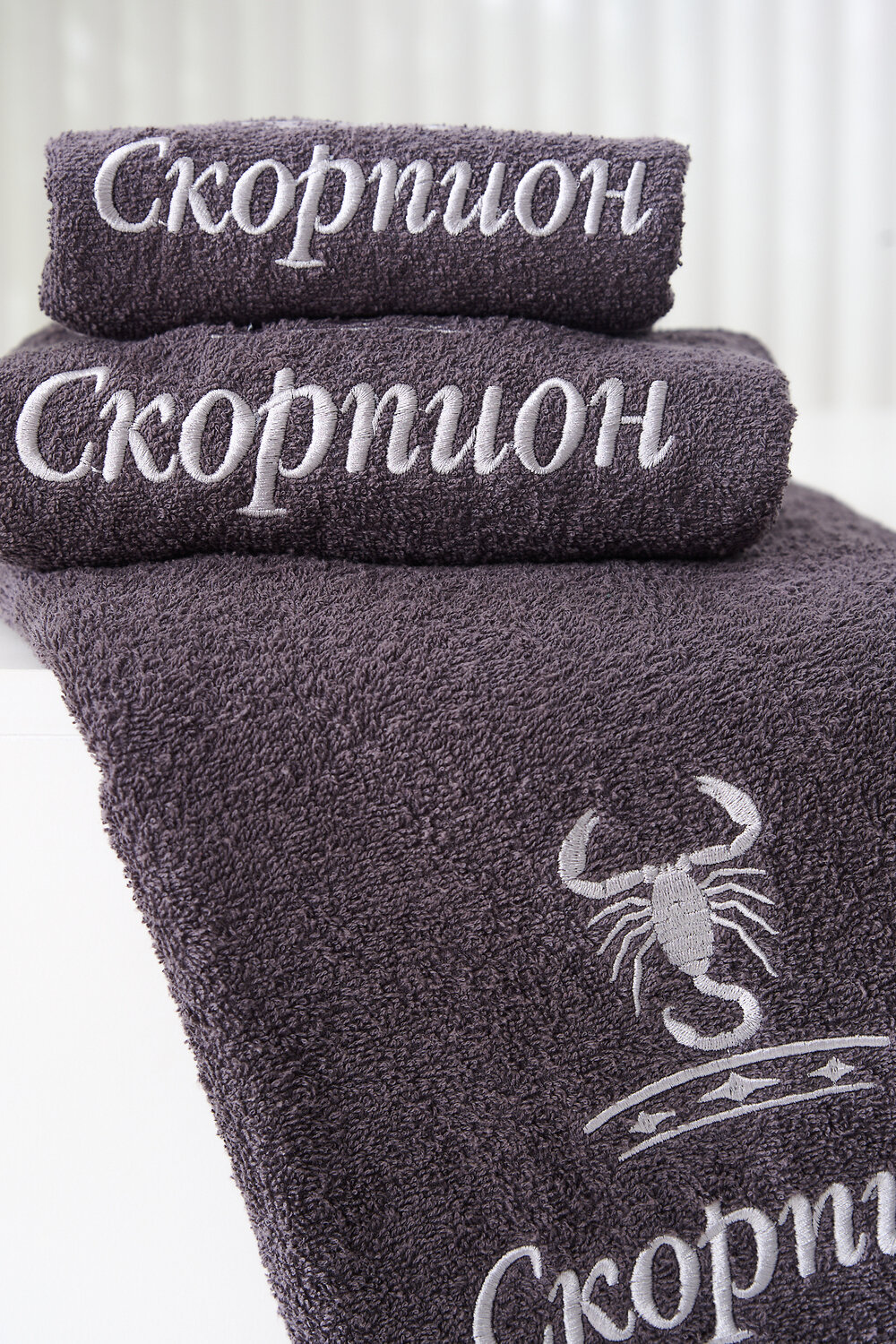 Натали Полотенце 576850 14418 графит+скорпион