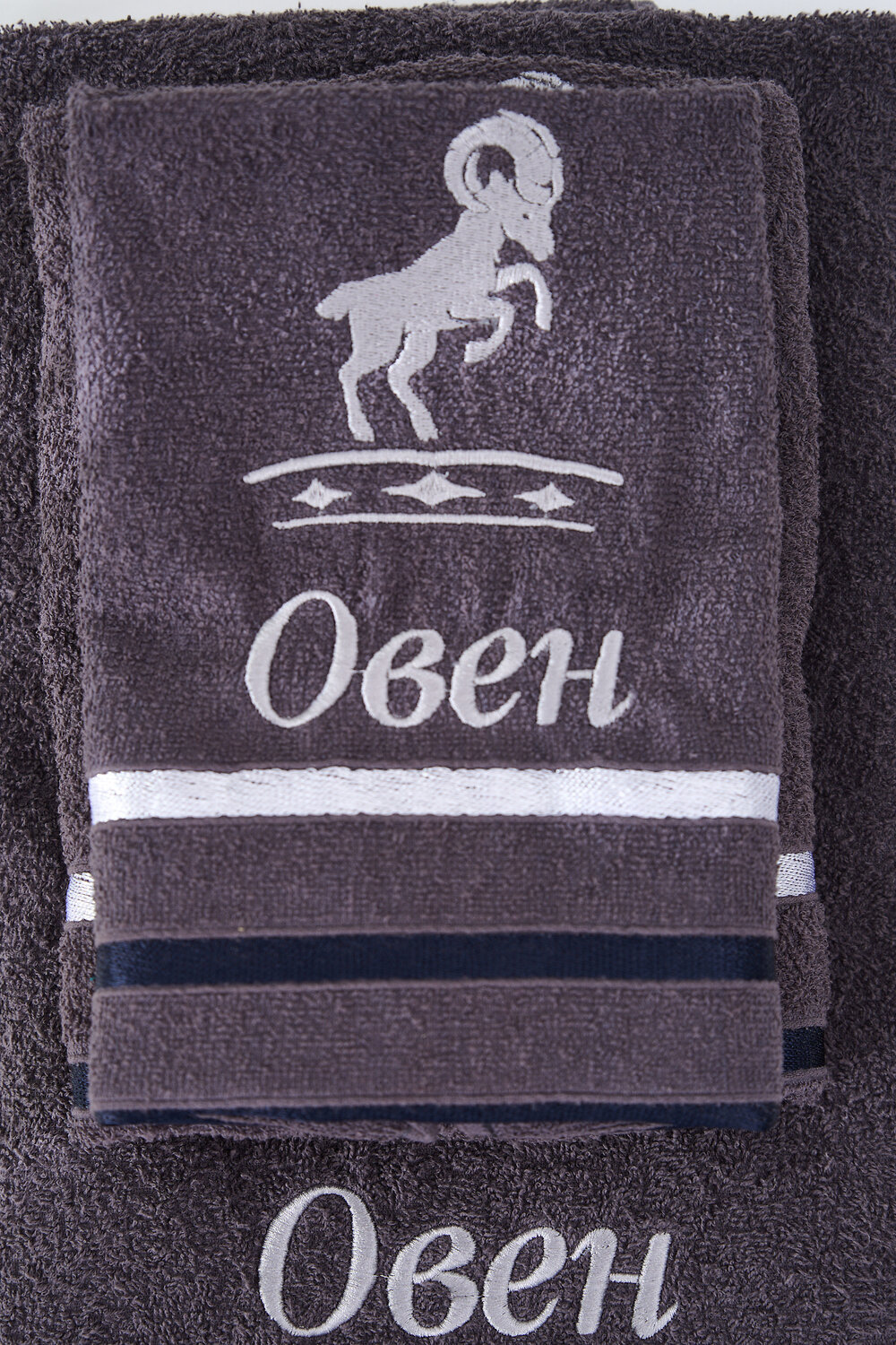 Натали Полотенце 576852 14418 графит+овен