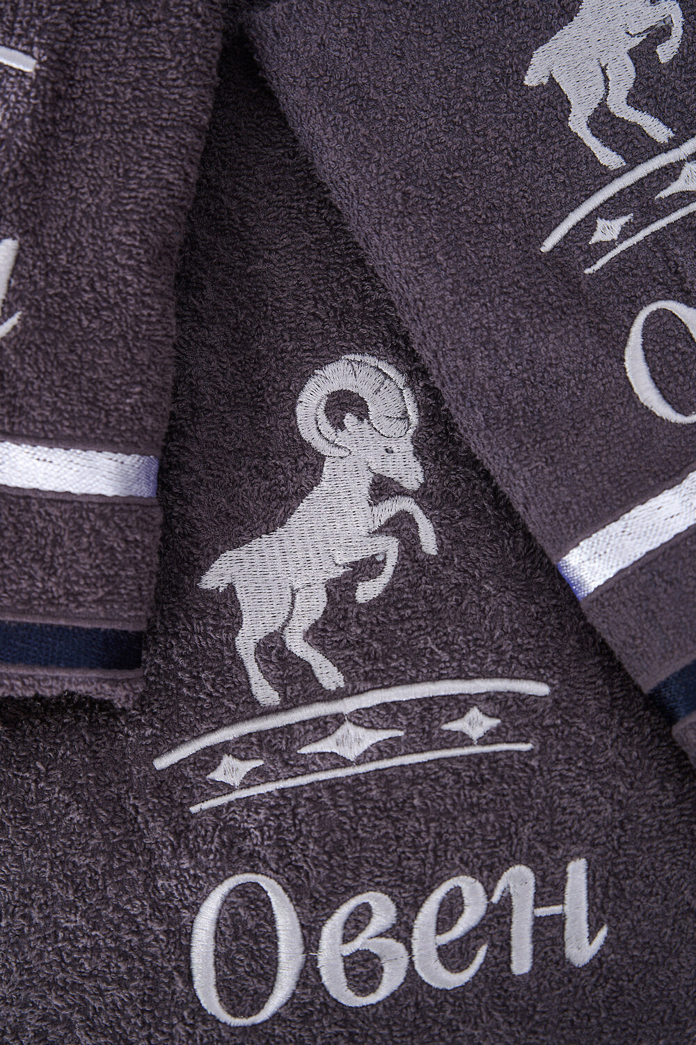 Натали Полотенце 576852 14418 графит+овен