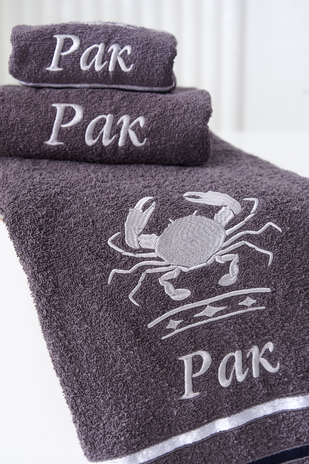 Натали Полотенце 576853 14418 графит+рак