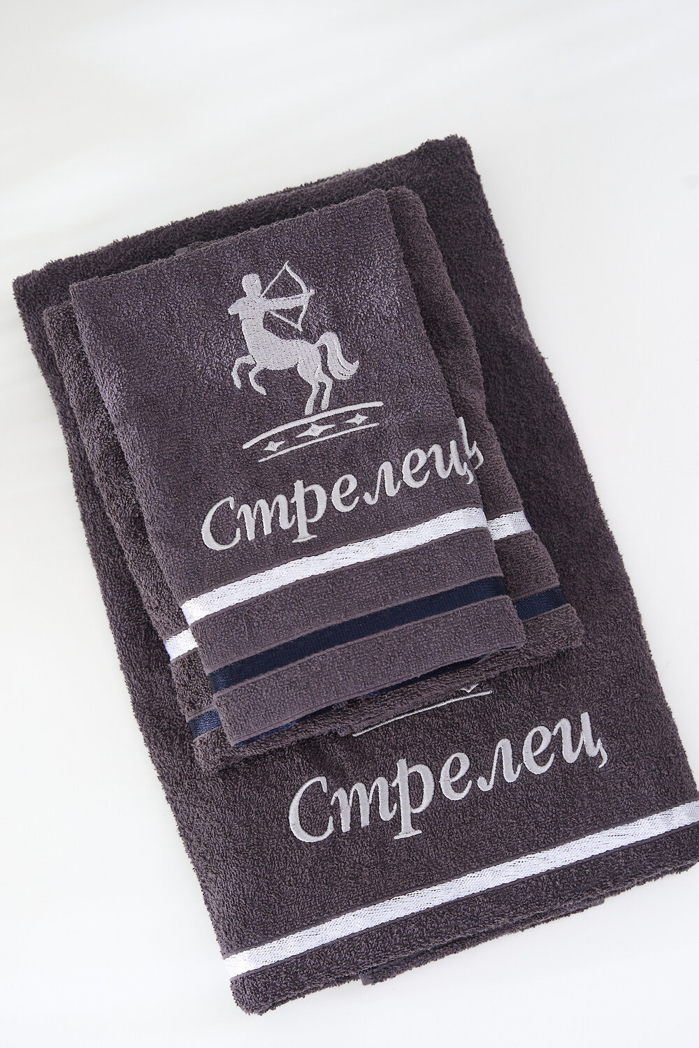 Натали Полотенце 576855 14418 графит+стрелец