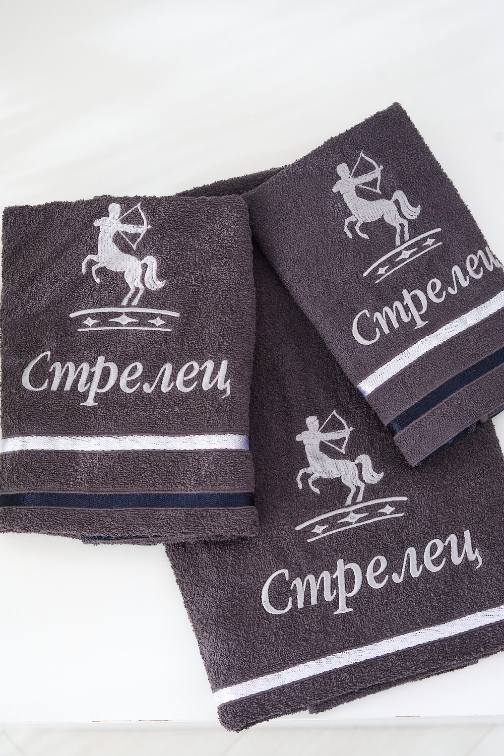 Натали Полотенце 576855 14418 графит+стрелец
