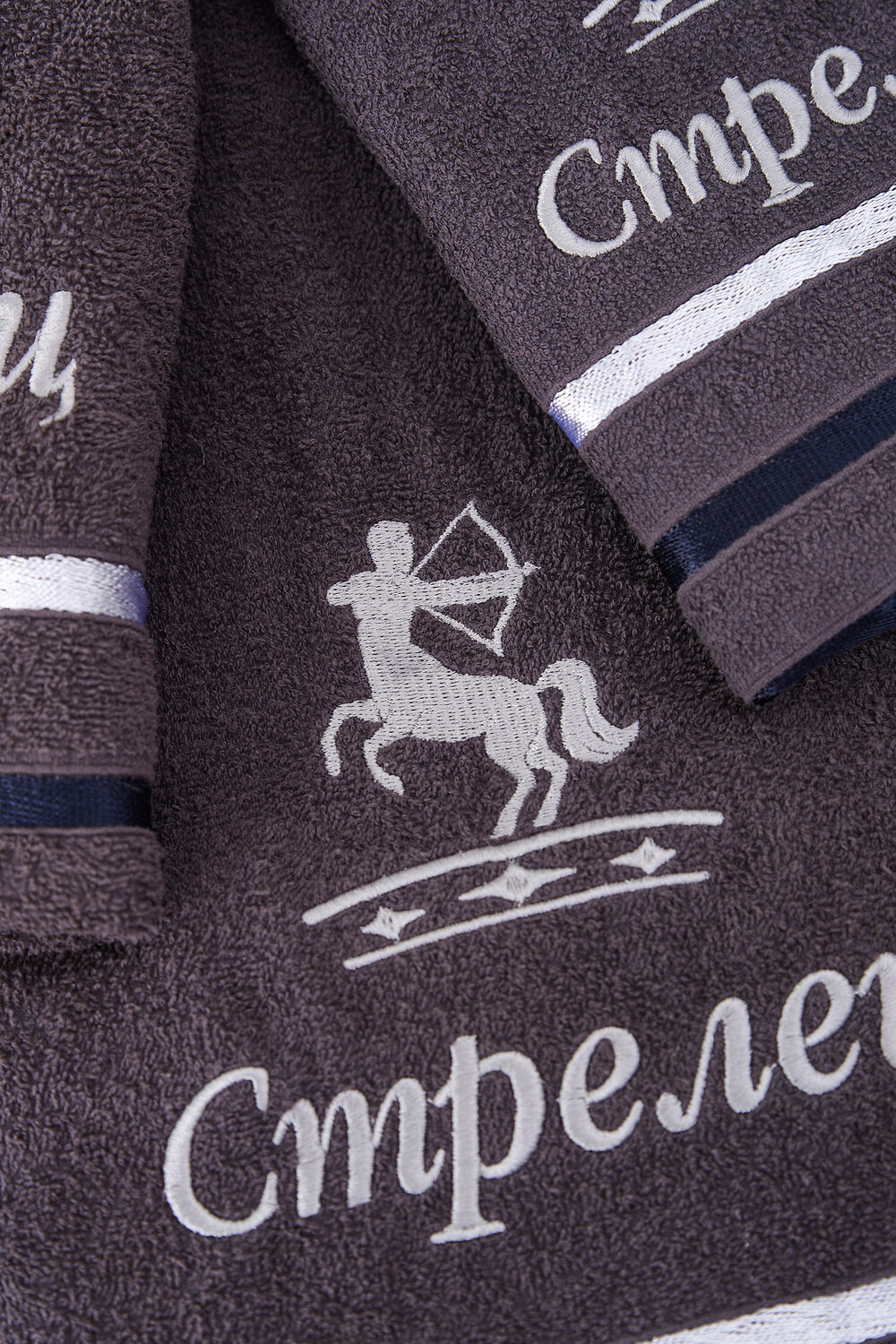 Натали Полотенце 576855 14418 графит+стрелец