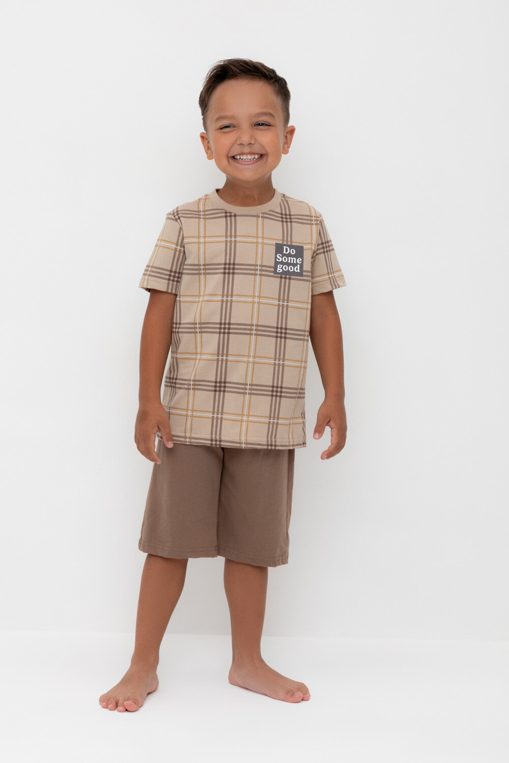 CROCKID Пижама 576860 К 1644 коричневый