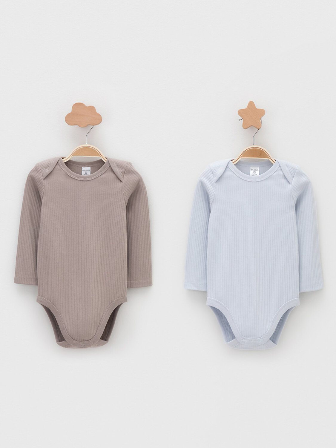 CROCKID Боди 576873 К 6526-2уп кофейный