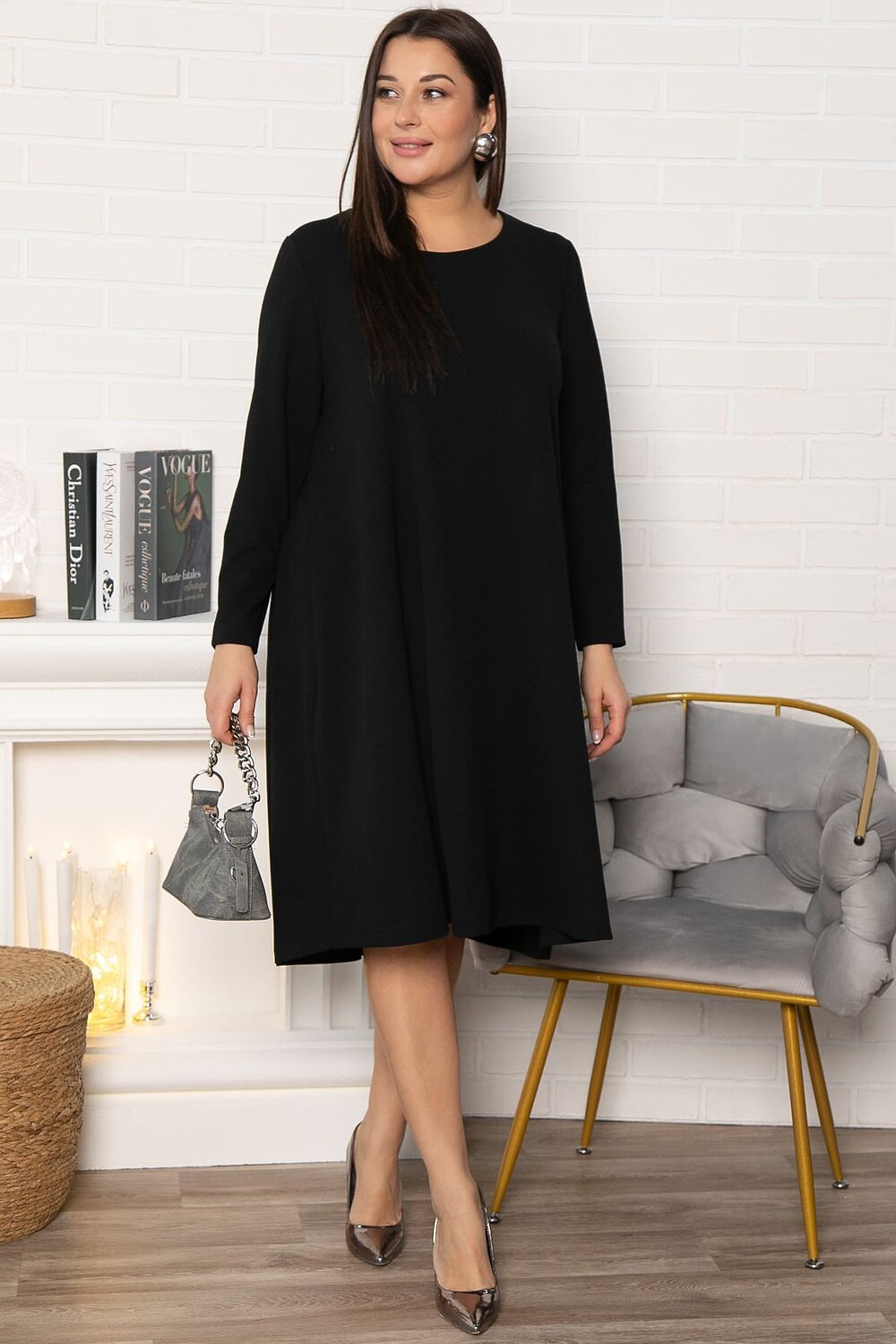 LT Collection Платье 576886 П15013-16М черный