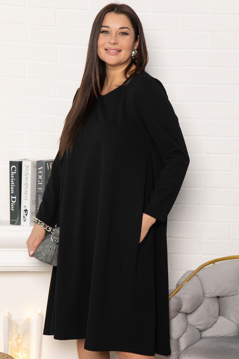 LT Collection Платье 576886 П15013-16М черный