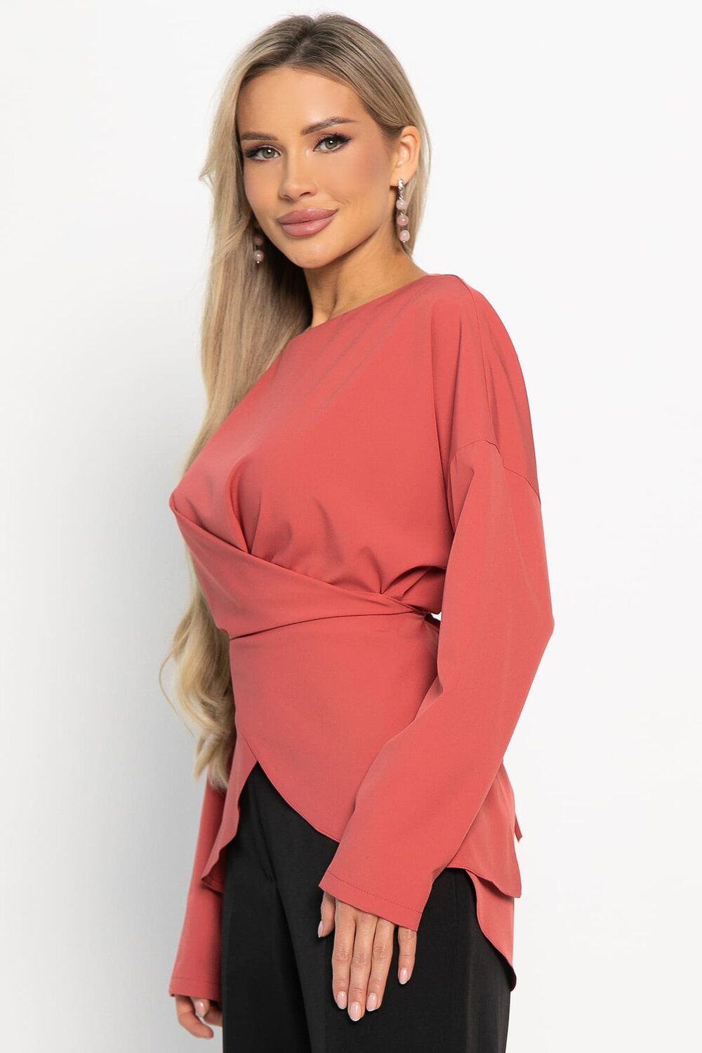 LT Collection Блуза 576890 Б14953-5М коралловый