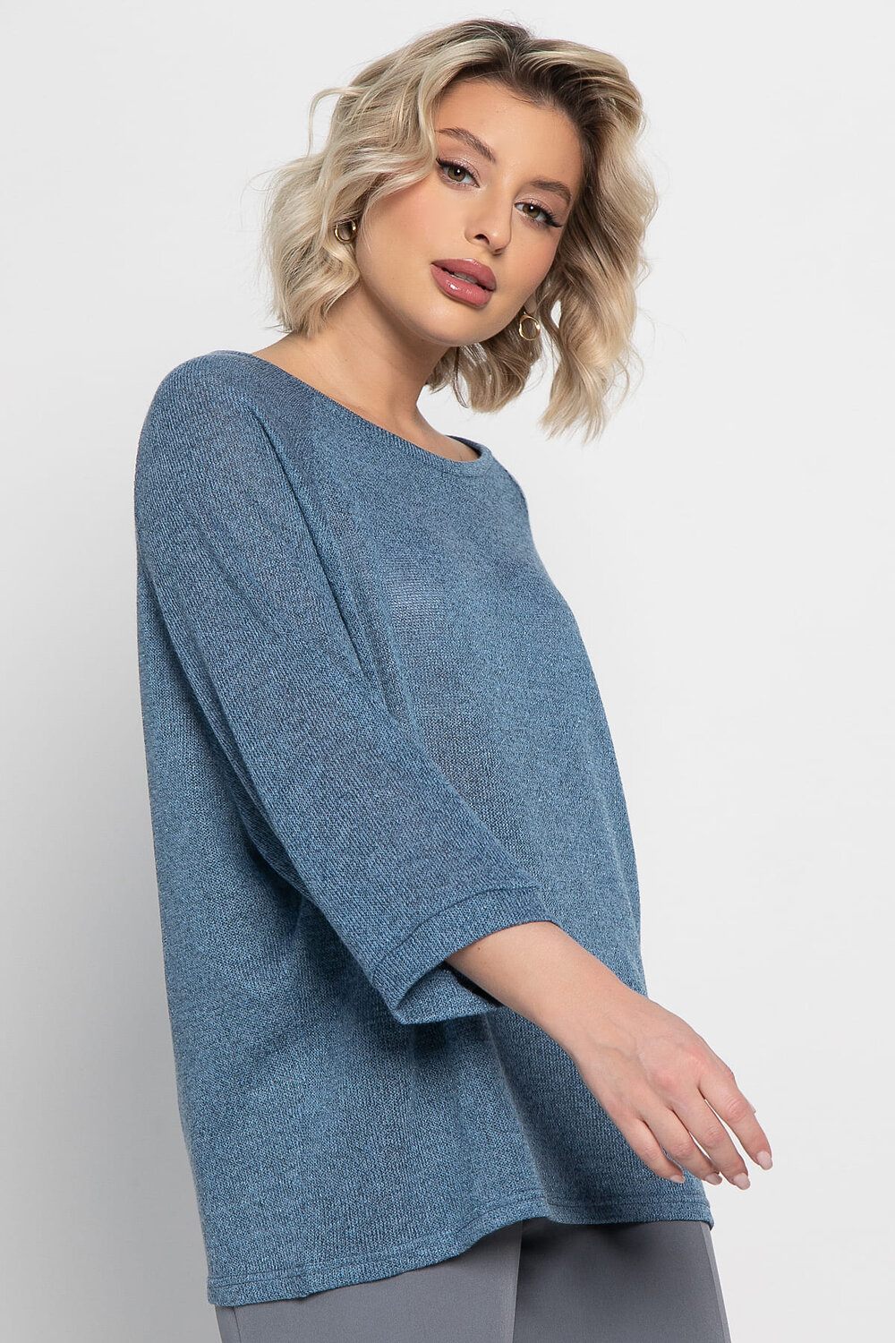 LT Collection Блуза 576892 Б14931-5М голубой