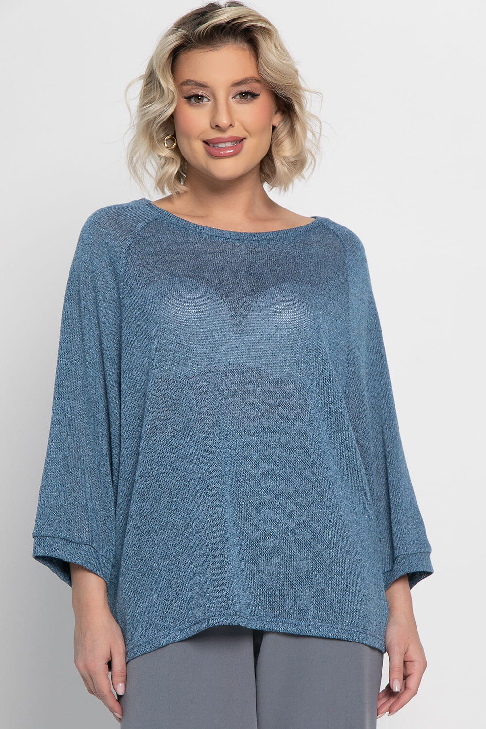 LT Collection Блуза 576892 Б14931-5М голубой