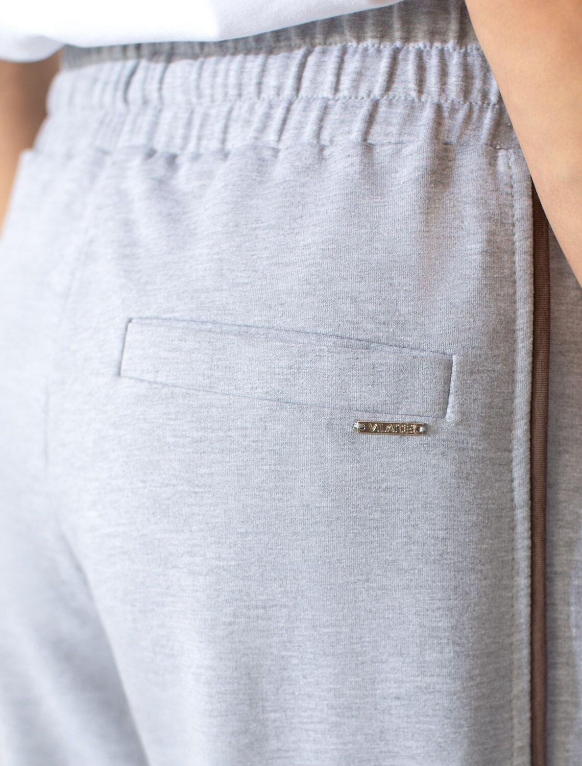 VILATTE Брюки 576894 D44.164 св.серый меланж