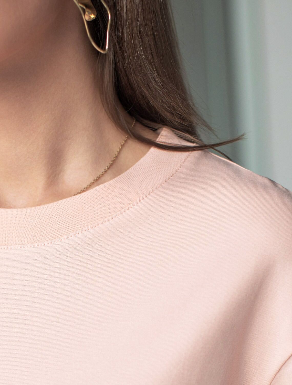 VILATTE Футболка 576896 D49.145 пудра_vibe