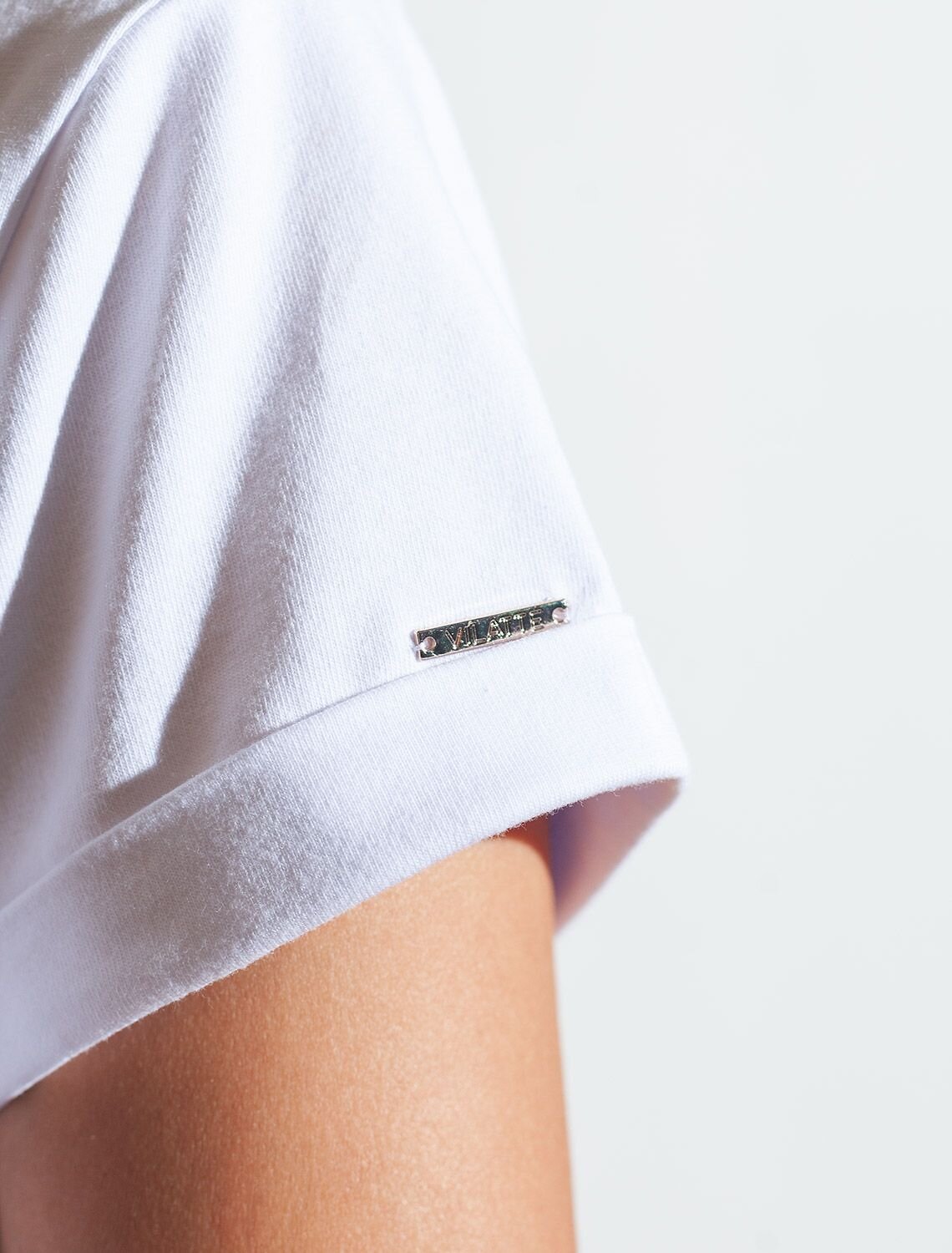 VILATTE Футболка 576897 D49.146 белый_care