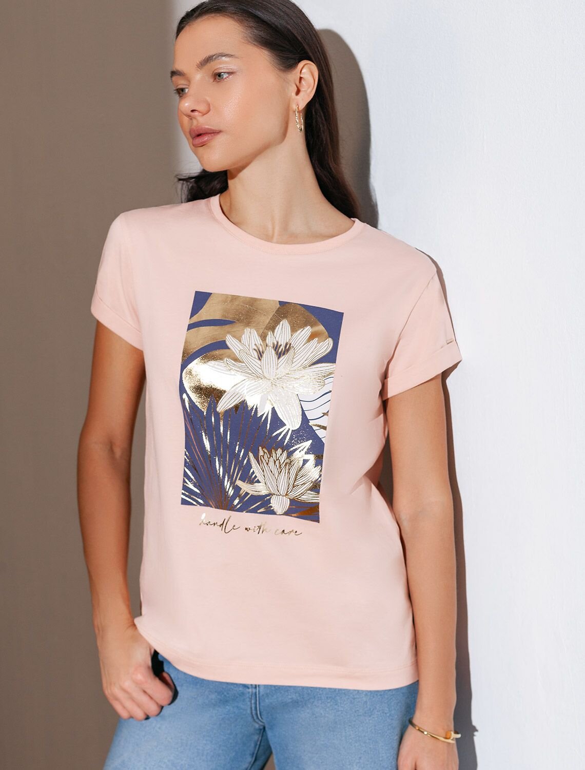 VILATTE Футболка 576899 D49.146 пудра_care