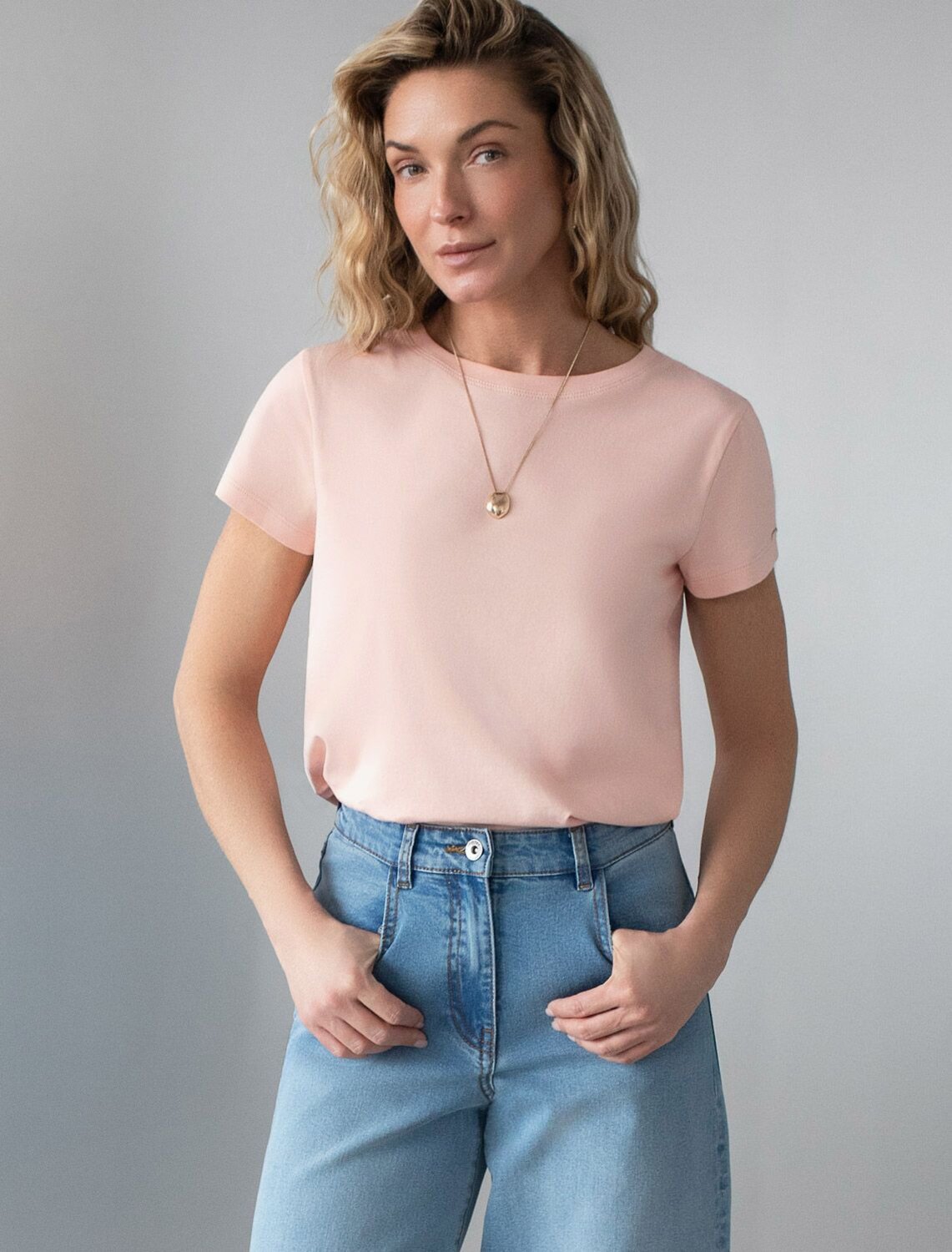 VILATTE Футболка 576900 D49.155 пудра