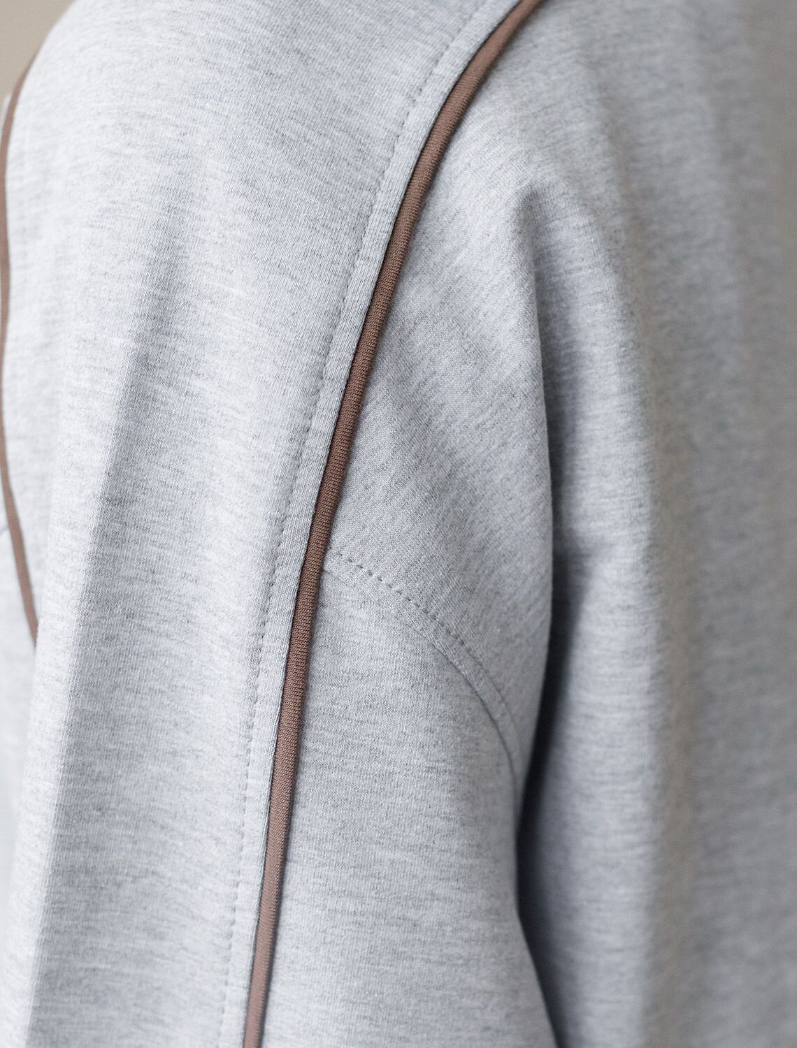 VILATTE Джемпер 576902 D49.161 св.серый меланж_cotton club