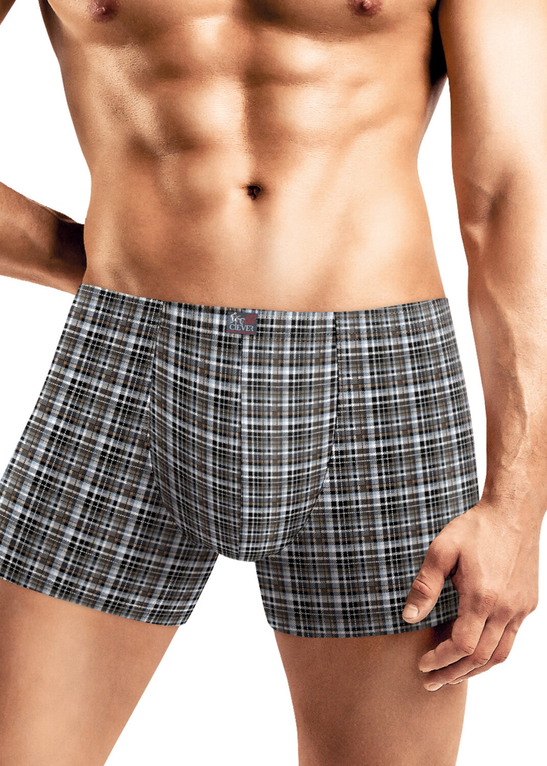 CLEVER Трусы 576990 MSH452011 св.коричневый/серый