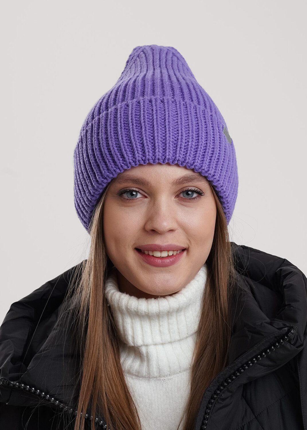 CLEVER Шапка 576994 433929ап флис фиолетовый