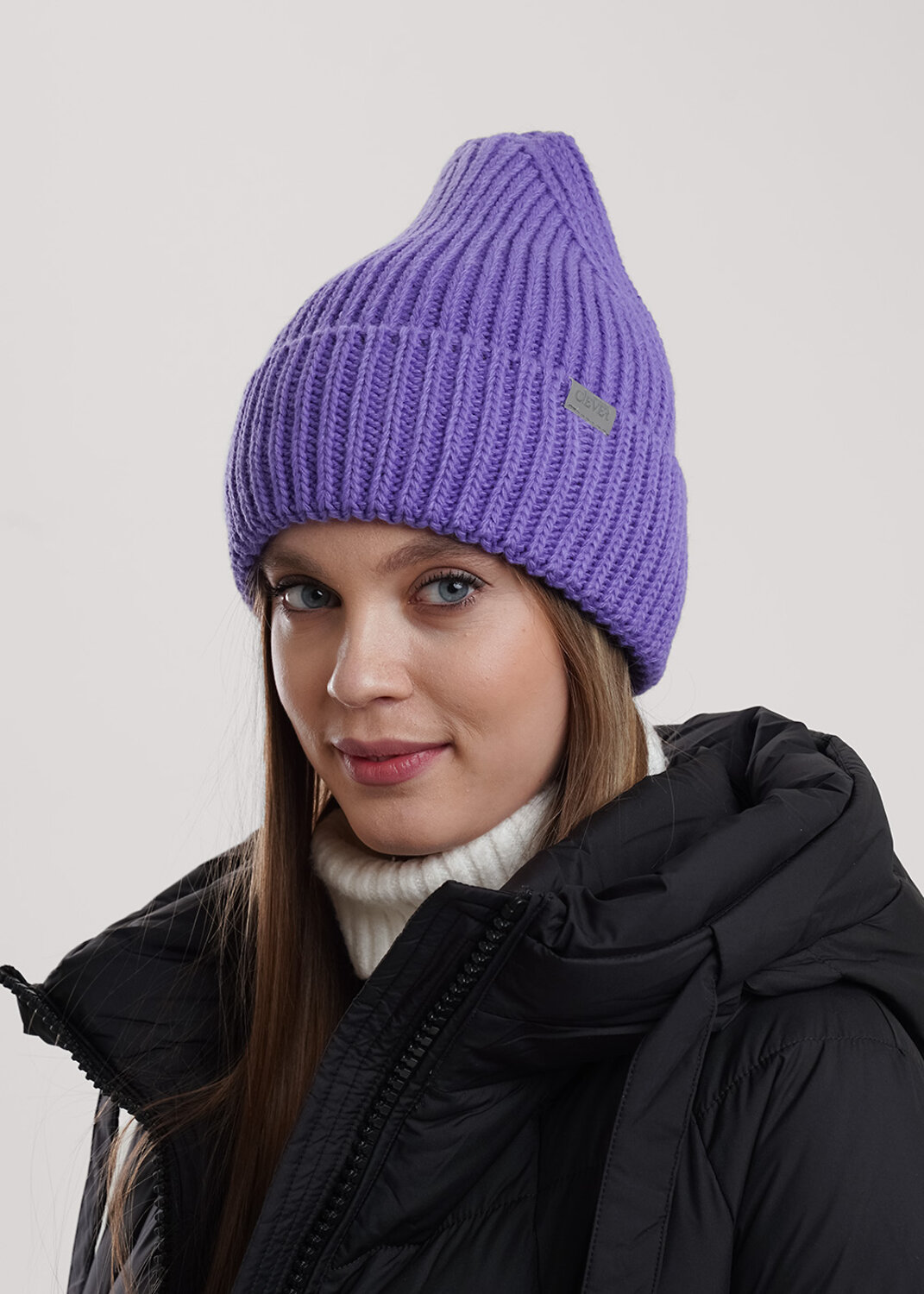 CLEVER Шапка 576994 433929ап флис фиолетовый