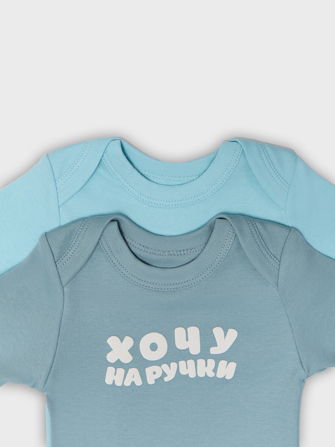 MARK FORMELLE Боди детское 576996 13016-2 сланец +пыльная бирюза +печать