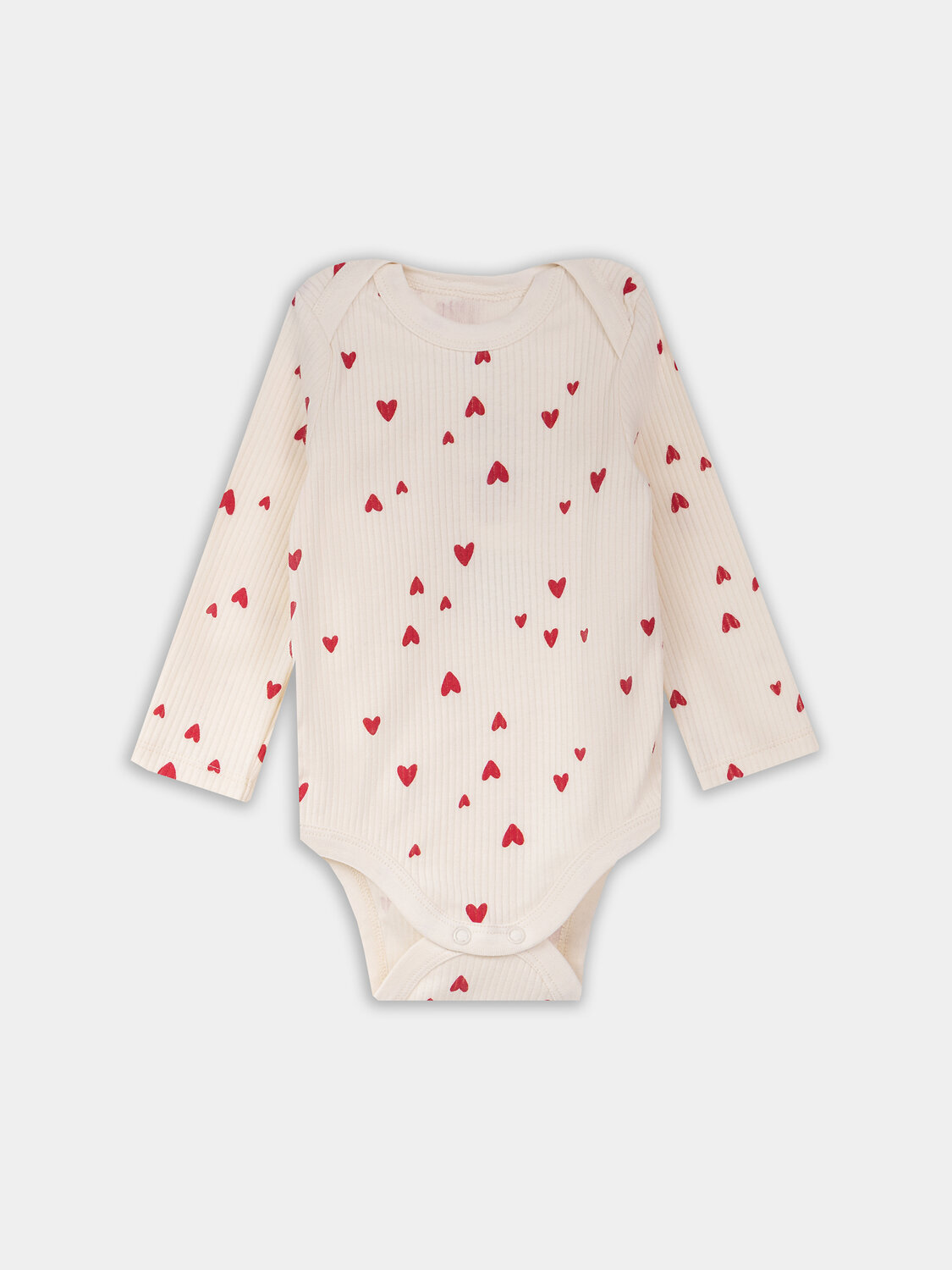 MARK FORMELLE Боди детское 576998 13018-2 сердечки на молочном +бантики на розовой сказке