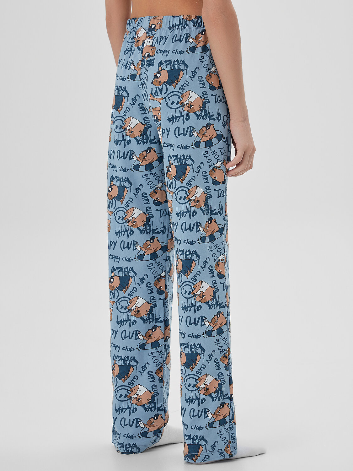 MARK FORMELLE Брюки 577017 583001 крутые капибары на голубом