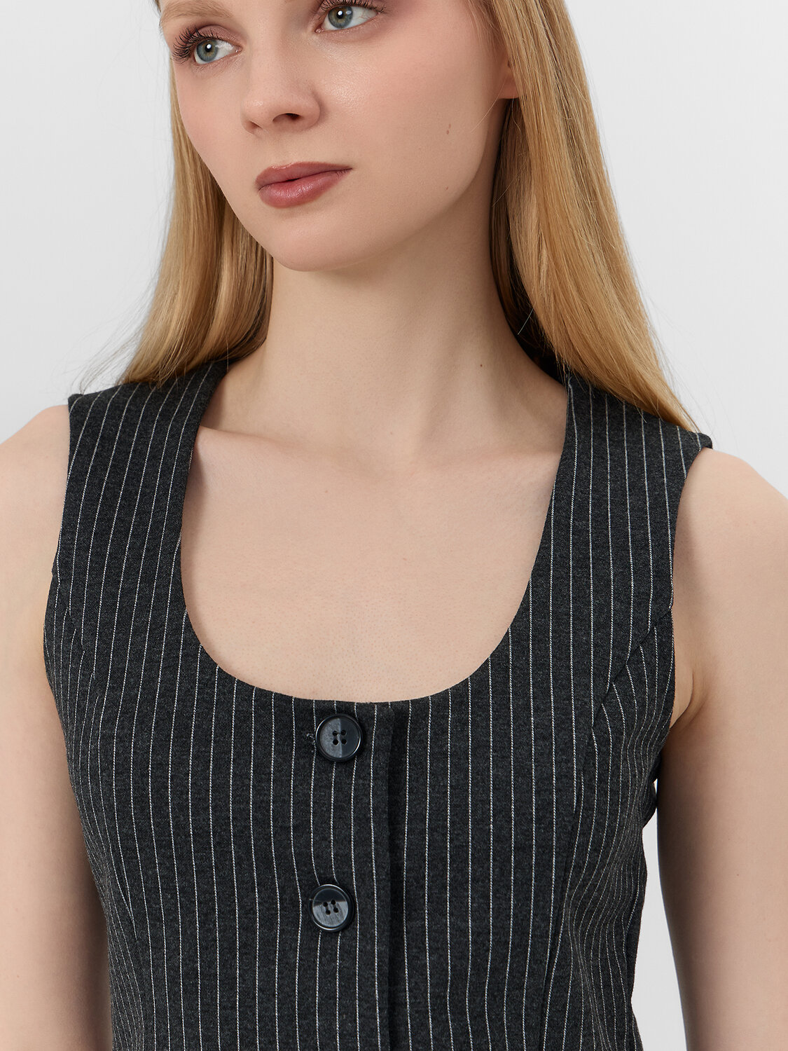 MARK FORMELLE Жилет 577038 172060 графитовая полоска