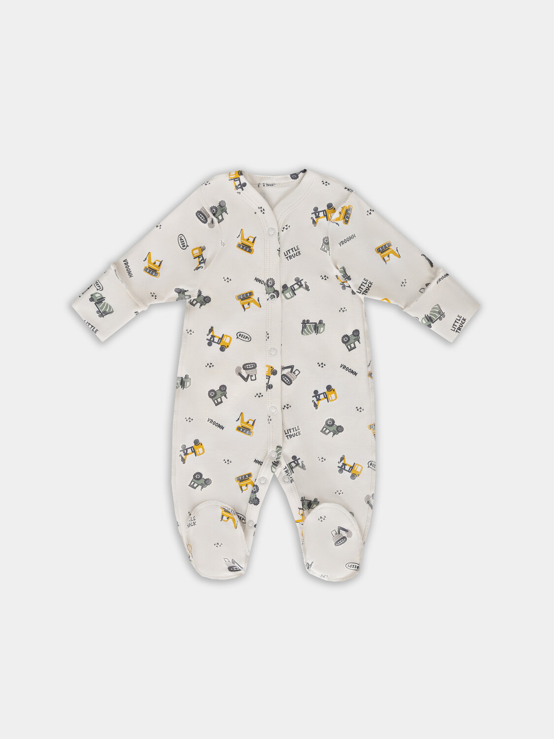 MARK FORMELLE Комбинезон 577044 14005-1-2 тракторы на белом песке +тракторы на морском