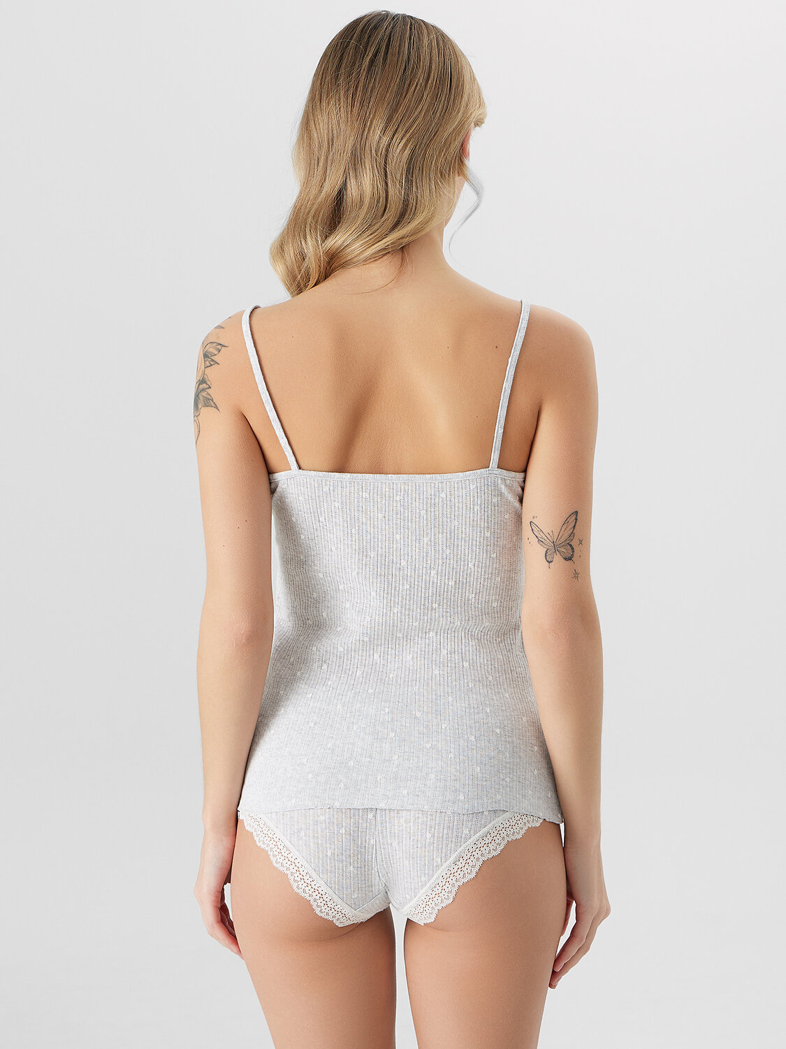 MARK FORMELLE Комплект 577075 442207 сердечки на сером меланже