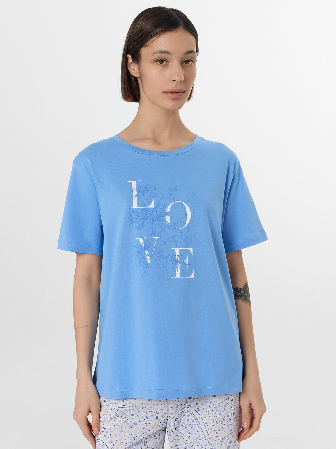 MARK FORMELLE Комплект 577076 592370 сине -голубой +узор на голубом