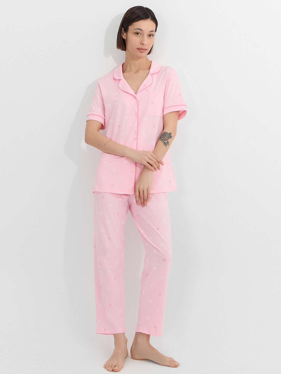 MARK FORMELLE Костюм 577084 592505-1 текст на розовом