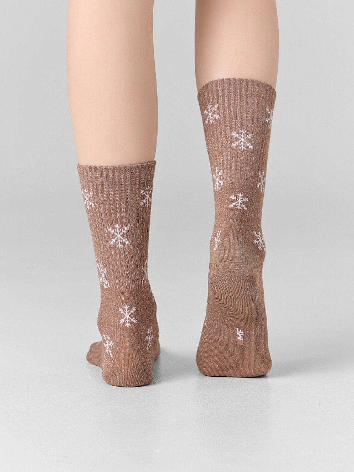 MARK FORMELLE Женские носки 577106 217K-2166 карамель /серебр.люрекс