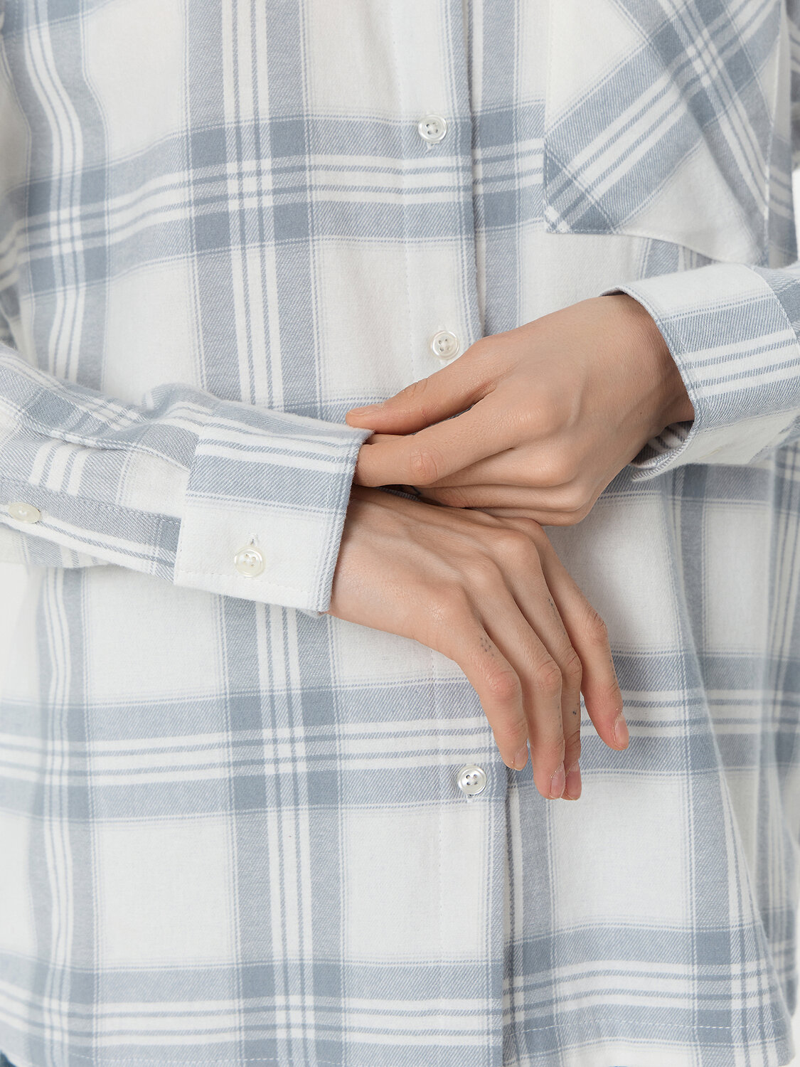 MARK FORMELLE Рубашка 577164 122963 серая клетка