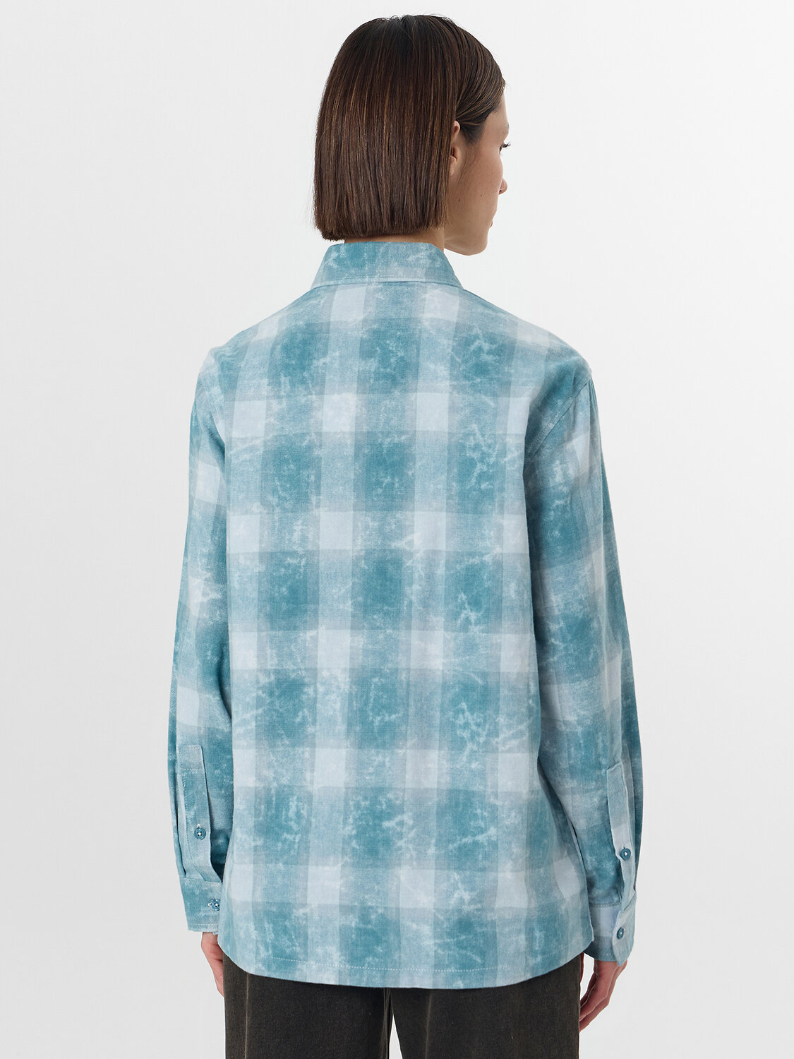 MARK FORMELLE Рубашка 577165 122963 синяя клетка