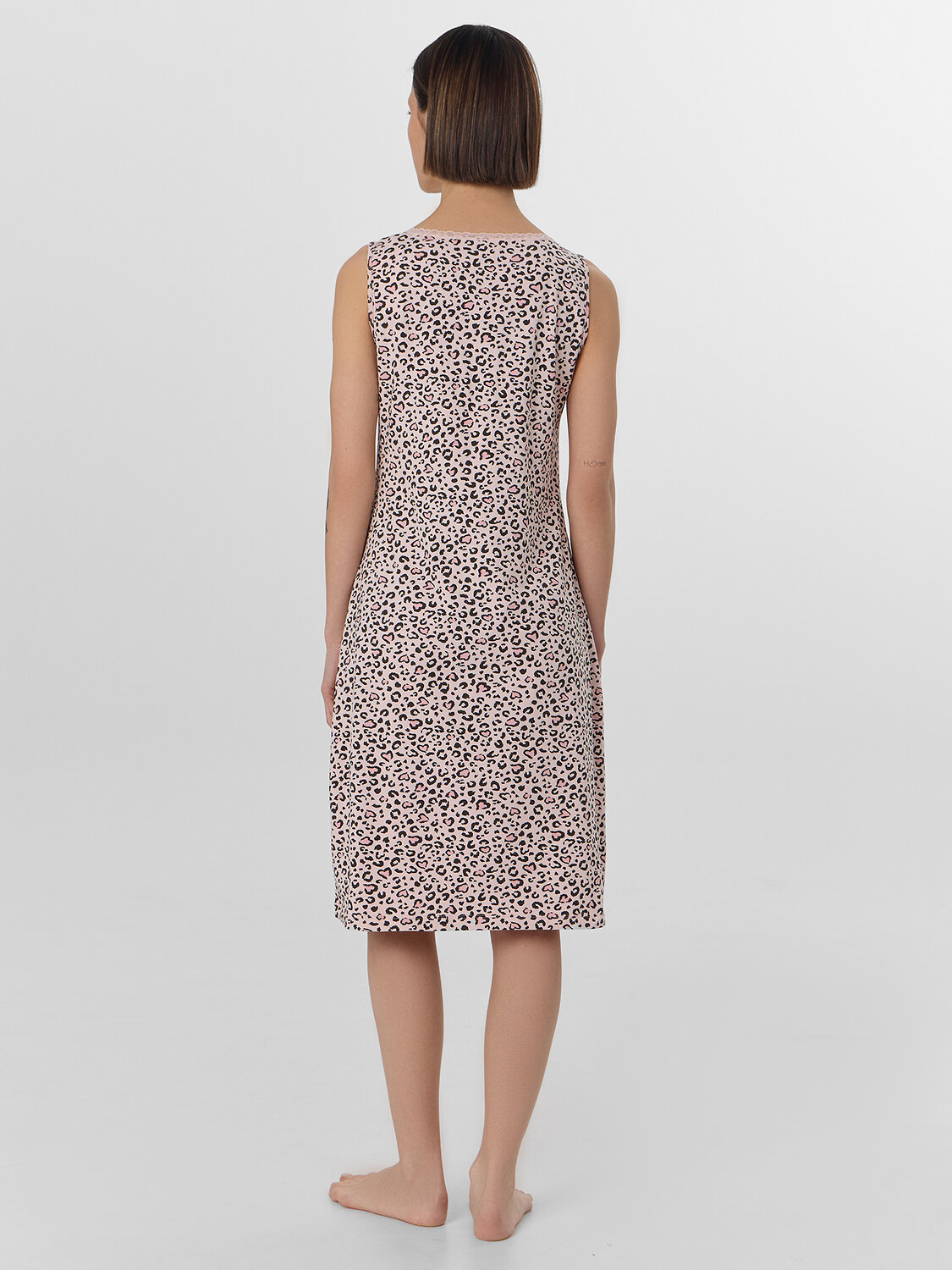 MARK FORMELLE Сорочка 577169 572399 леопард на розовом