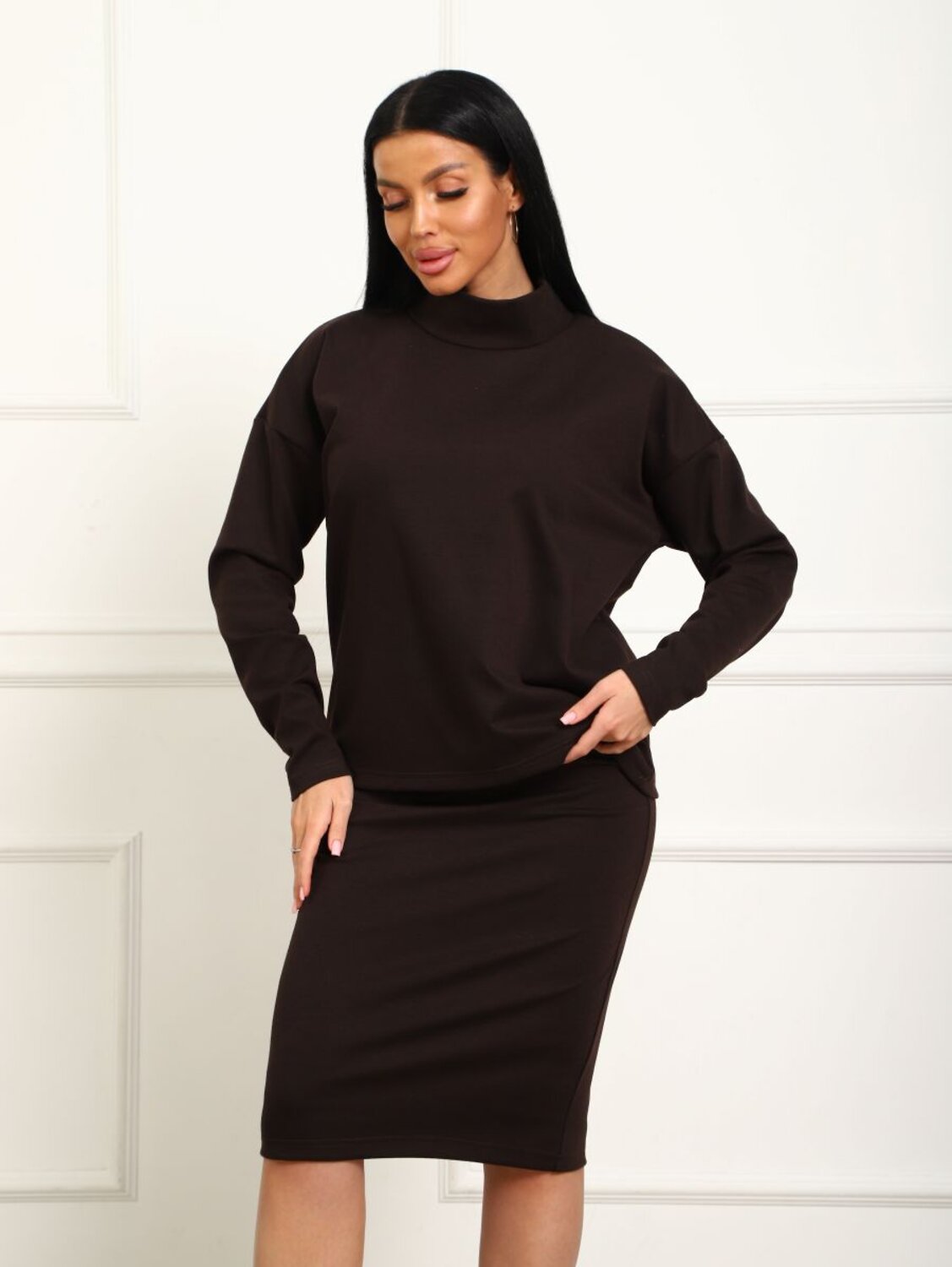 Натали Костюм 577216 20690 темно-коричневый