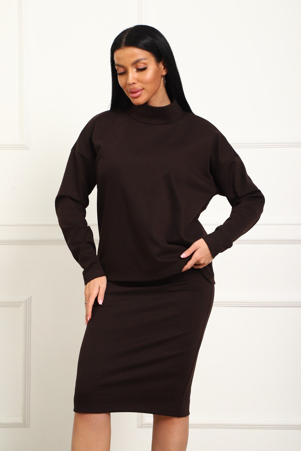 Натали Костюм 577216 20690 темно-коричневый